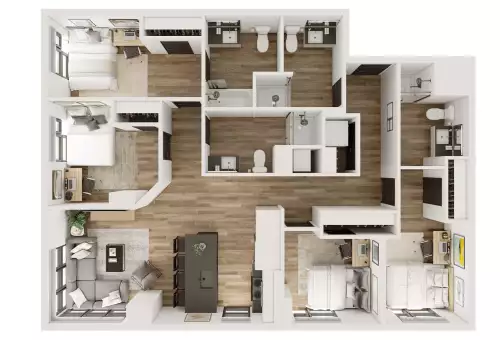 S Bed The Rive Madison 19