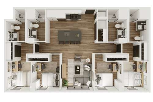 S Bed The Rive Madison 17