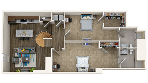 S Bed Chenango Place 20
