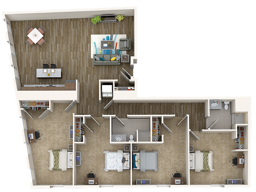 S Bed Chenango Place 39