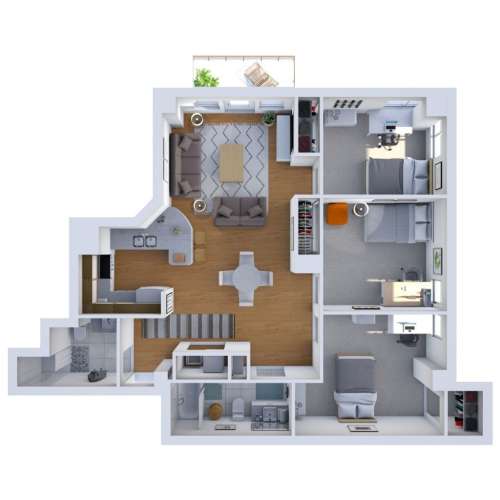 S Bed Palisade 45