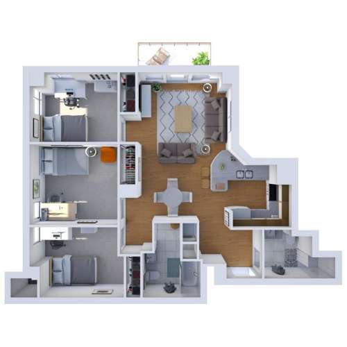 S Bed Palisade 47