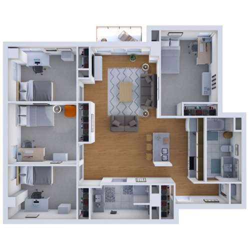 S Bed Palisade 42