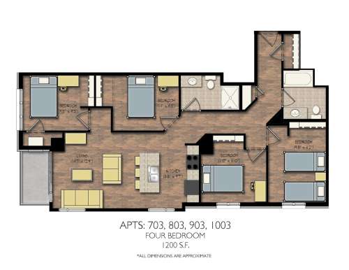 S Bed City View Luxury Furnished Apartments 39