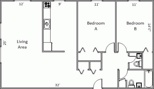 S Bed 241 Langdon 70