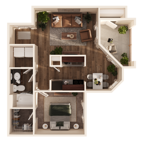 S Bed Dakota Ranch Student Apartments 27