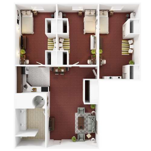 S Bed University Place 2