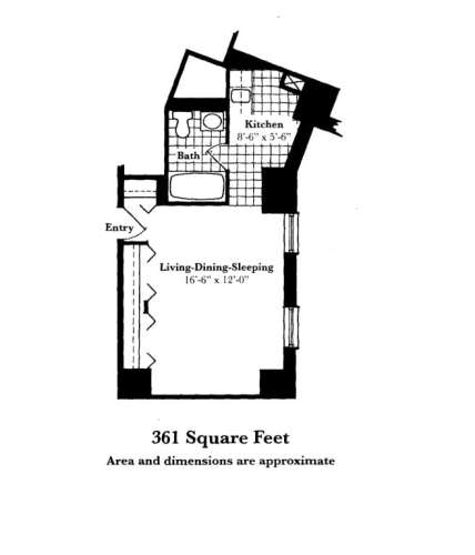 S Bed Webster Hall 50