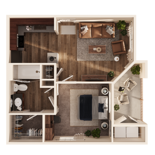 S Bed Dakota Ranch Student Apartments 28