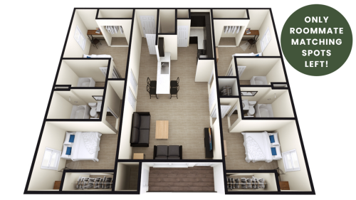 S Bed The Quarters Columbia 38