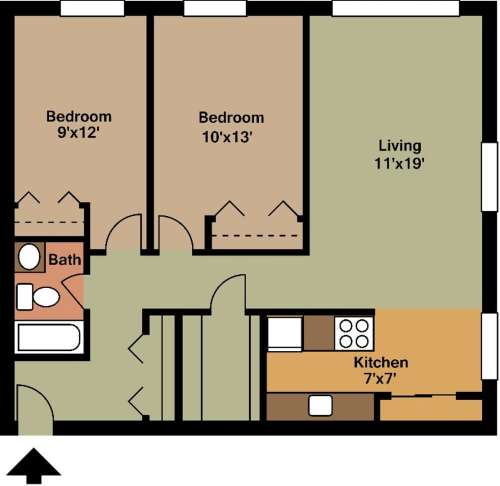 S Bed Carriage Court 45