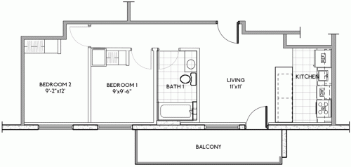 S Bed Humbucker Apartments 202
