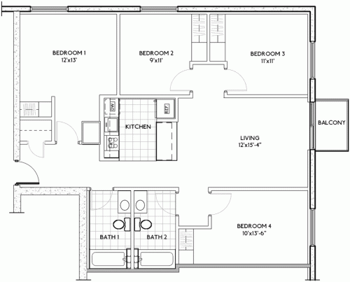 S Bed Humbucker Apartments 174