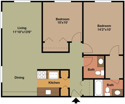 S Bed Carriage Court 81