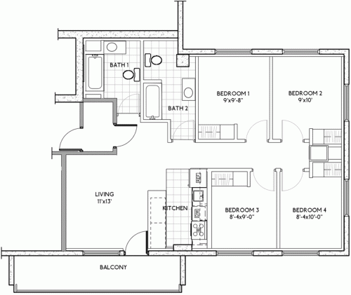 S Bed Humbucker Apartments 188