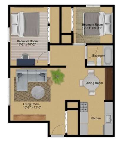 S Bed Carriage Court 46