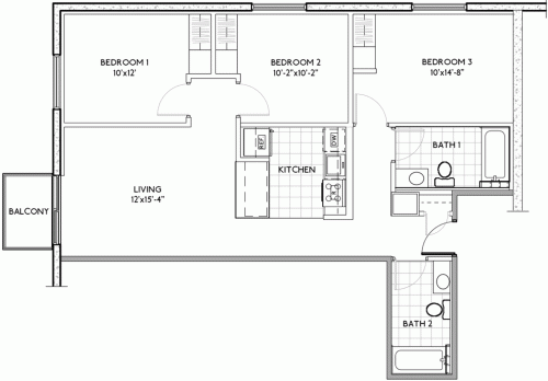 S Bed Humbucker Apartments 39