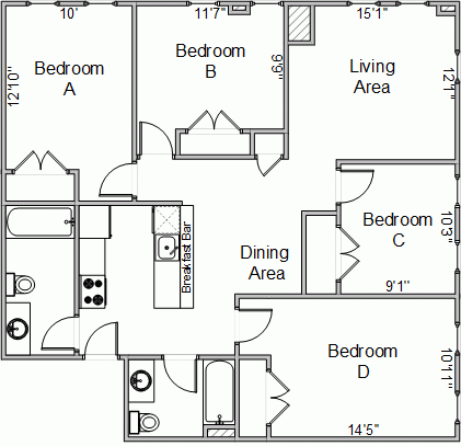 S Bed 420 West 12