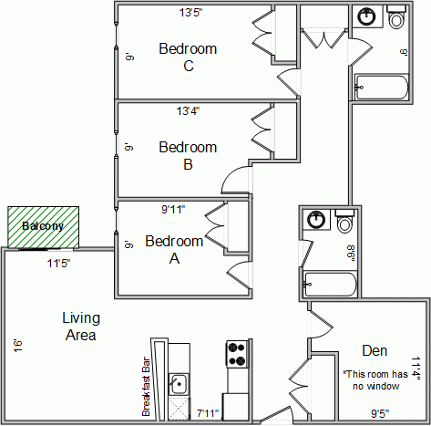 S Bed 420 West 4