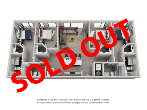 S Bed The Simon at Founder's Row 13