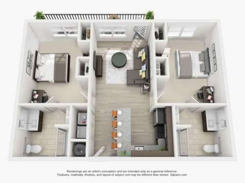 S Bed Vie Lofts at San Marcos 65