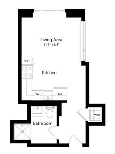 S Bed Monarch Heights Apartments 60