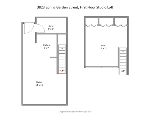 S Bed 3823 Spring Garden - Vestry Lofts 3
