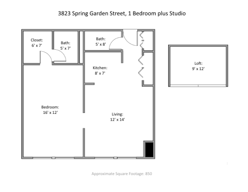 S Bed 3823 Spring Garden - Vestry Lofts 20