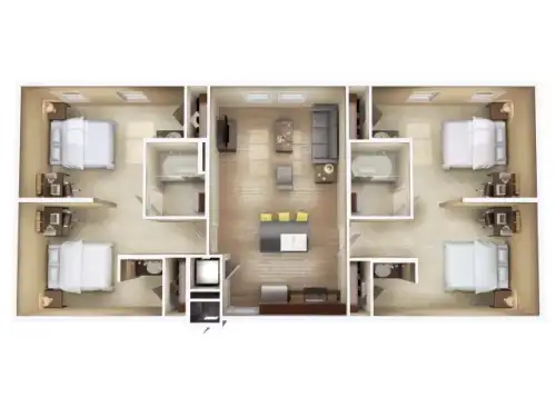 S Bed Stadium View 18