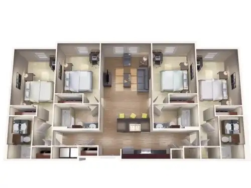 S Bed Stadium View 17