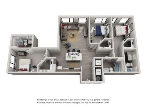 S Bed The Simon at Founder's Row 10