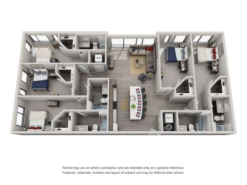 S Bed The Simon at Founder's Row 8