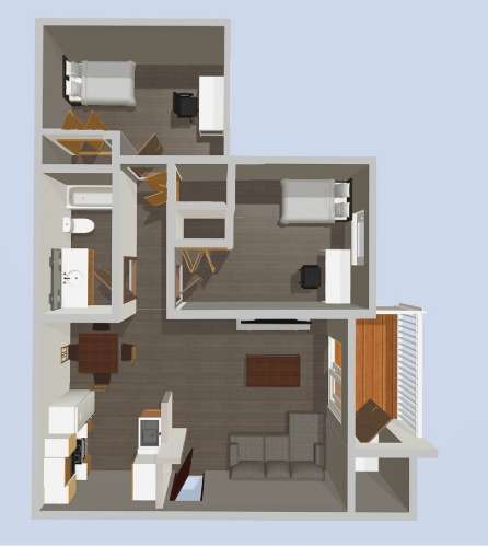 S Bed Churchill Downs Apartments 48