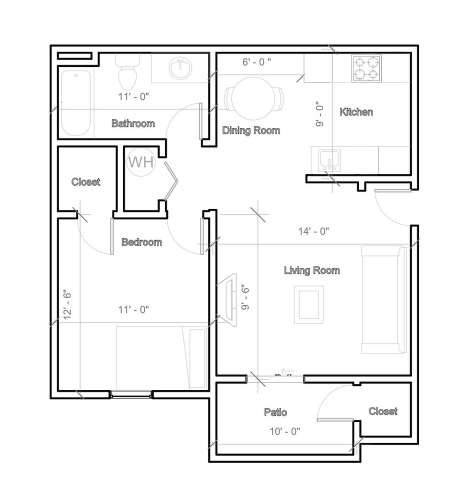 S Bed Emerald Downs Apartments 35
