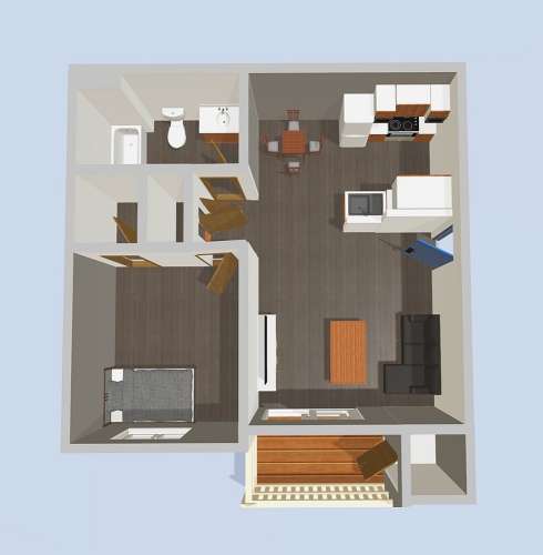 S Bed Emerald Downs Apartments 34