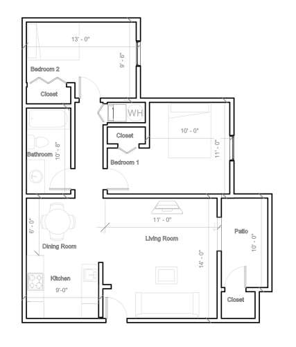 S Bed Emerald Downs Apartments 37