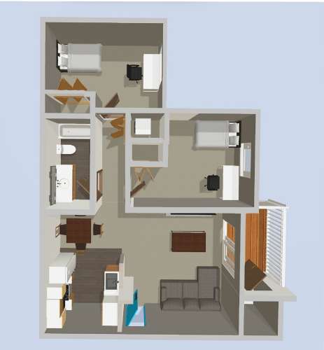 S Bed Emerald Downs Apartments 36