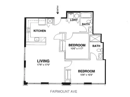 S Bed Avenue Flats 4