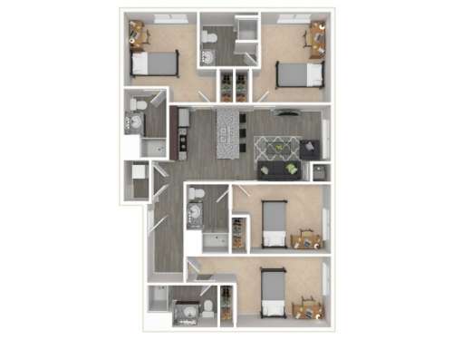 S Bed District Flats Columbia 46