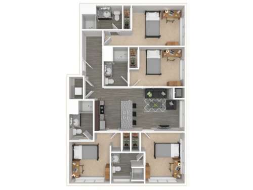 S Bed District Flats Columbia 47