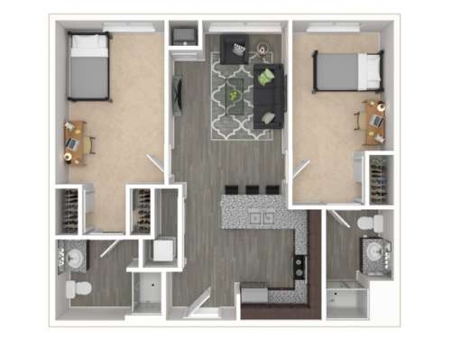 S Bed District Flats Columbia 44