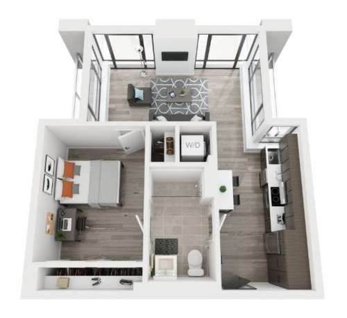 S Bed Monarch Heights Apartments 61