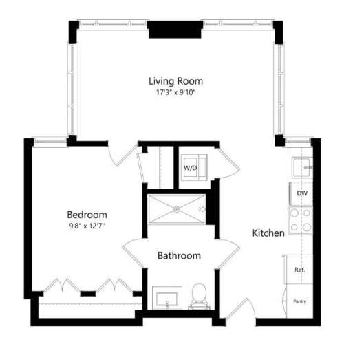 S Bed Monarch Heights Apartments 62