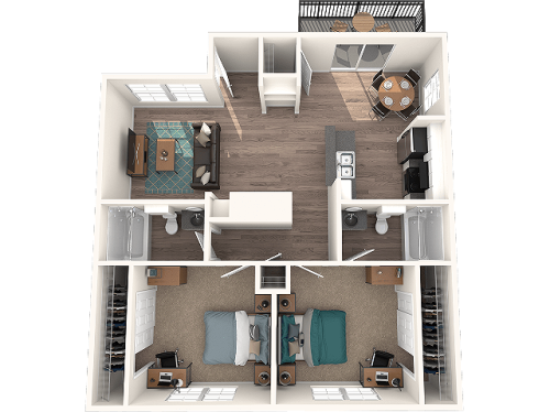 S Bed The Timbers 48