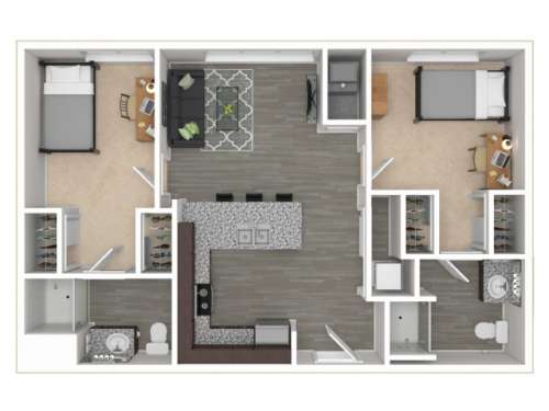 S Bed District Flats Columbia 52