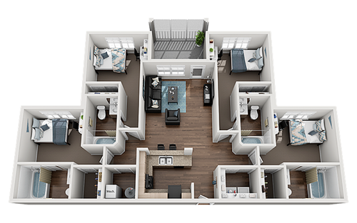 S Bed Cabana Beach San Marcos 125