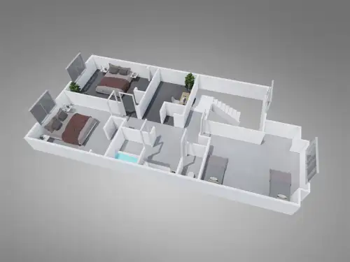 S Bed Fountain Circle 112