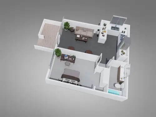 S Bed Fountain Circle 73