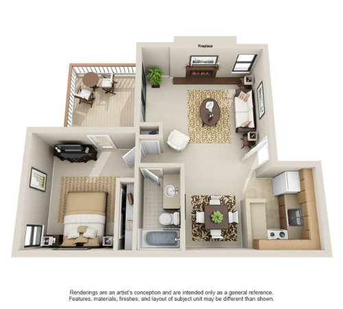 S Bed Eastlake Apartments 89