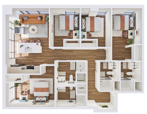 S Bed Theory Madison 25